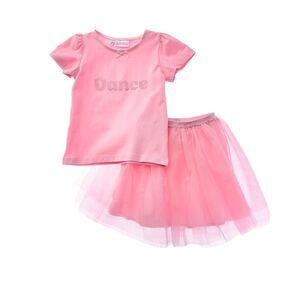 Rachel Riley Girls  Dance Tulle Set, Pink